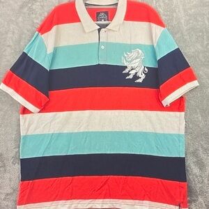 Ecko Unlimited Multicolor Striped Polo Shirt